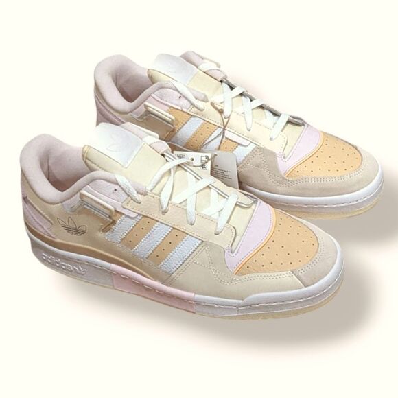Adidas Forum Exhibit Low Men\'s 11 1/2 Shoes - Ecru Tint Halo Amber GW6346 NWT main image 8